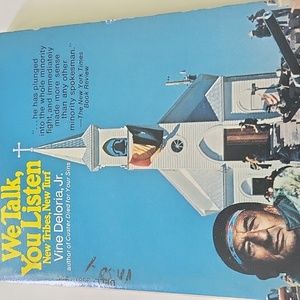 We Talk, You Listen New Tribes, New Turf By Vine Deloria Jr. 1970 Paperback